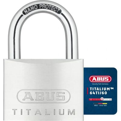 Zamek Abus Titalium - Podwójny Mechanizm, 60mm Zamek Abus Titalium - Podwójny Mechanizm, 60mm