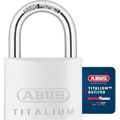 Zamek ABUS 64TI/50mm TITALIUM - Poziom bezpieczeństwa 5 Zamek ABUS 64TI/50mm TITALIUM - Poziom bezpieczeństwa 5