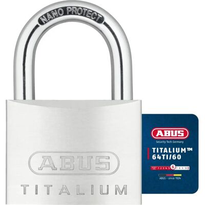 ABUS Marka Model 64TI/60mm Lekki Aluminiowy Zamek - Zamek ABUS Marka Model 64TI/60mm Lekki Aluminiowy Zamek - Zamek