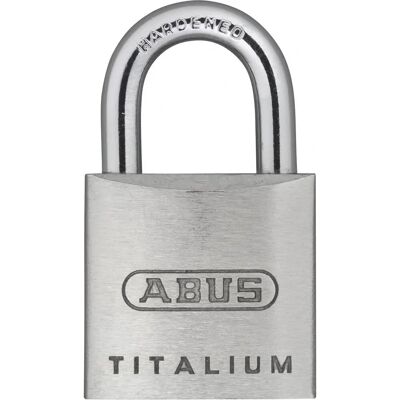 Abus Titalium 64TI/20 Vorhängeschloss - Hochsicherheit Titan leicht Abus Titalium 64TI/20 Vorhängeschloss - Hochsicherheit Titan leicht