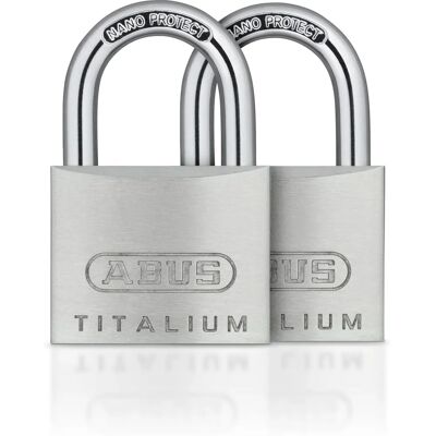 Abus 64ti/30 Lås - Dobbelt lås, Sølv Abus 64ti/30 Lås - Dobbelt lås, Sølv