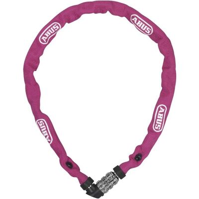 Zamek rowerowy ABUS 1200/60 web - Łańcuch stalowy i zamek z kombinacją - Różowy Zamek rowerowy ABUS 1200/60 web - Łańcuch stalowy i zamek z kombinacją - Różowy