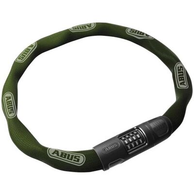 ABUS 8808C Bike Lock - Hardened Steel, 8mm, 85cm, Green ABUS 8808C Bike Lock - Hardened Steel, 8mm, 85cm, Green