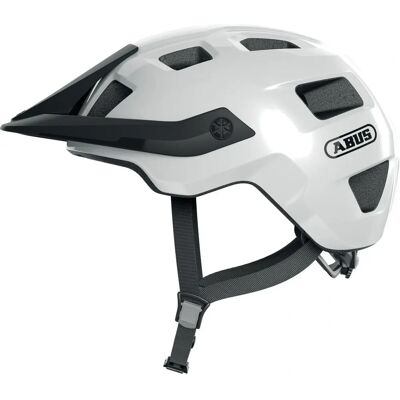 ABUS MoTrip Weiß - Mountainbike-Helm, Größe L, Glänzendes Weiß - Helm ABUS MoTrip Weiß - Mountainbike-Helm, Größe L, Glänzendes Weiß - Helm