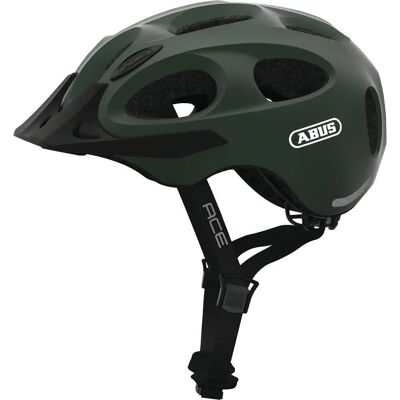 Abus Fahrradhelm - Youn-I Ace - Metallic Grün - Fahrradhelm von Abus Abus Fahrradhelm - Youn-I Ace - Metallic Grün - Fahrradhelm von Abus