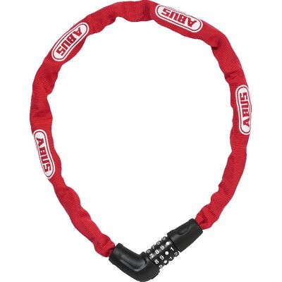 Serratura bicicletta Abus 72495 - Rosso - 75cm - Lucchetto a Catena Serratura bicicletta Abus 72495 - Rosso - 75cm - Lucchetto a Catena