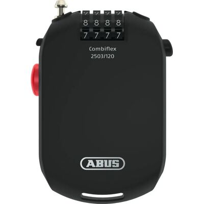 Abus 2503/120 Fahrradschloss - Schwarz, 120cm, Kombi Abus 2503/120 Fahrradschloss - Schwarz, 120cm, Kombi
