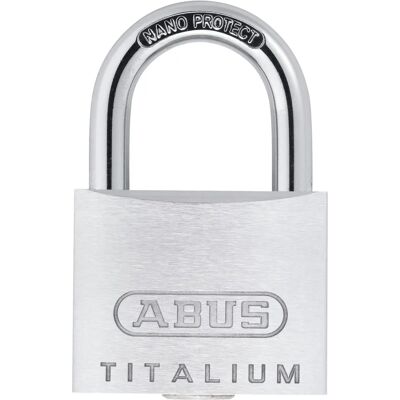 ABUS 64ti/40hb63 Titalium Vorhangschloss - Leichtes Aluminium, Hochsicherheit ABUS 64ti/40hb63 Titalium Vorhangschloss - Leichtes Aluminium, Hochsicherheit