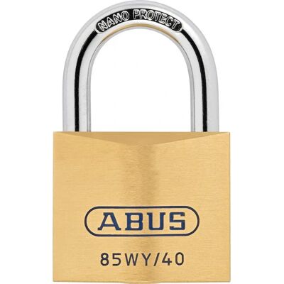 ABUS Masowy mosiężny zamek z cylindrem - 85WY/40 - Poziom bezpieczeństwa 6 ABUS Masowy mosiężny zamek z cylindrem - 85WY/40 - Poziom bezpieczeństwa 6