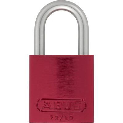 ABUS 72/40 Aluminium Vorhängeschloss - Rot - Vorhängeschloss ABUS 72/40 Aluminium Vorhängeschloss - Rot - Vorhängeschloss