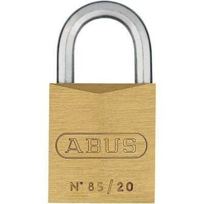 Candado de latón Abus 85/20 - Seguridad para bolsos y puertas Candado de latón Abus 85/20 - Seguridad para bolsos y puertas