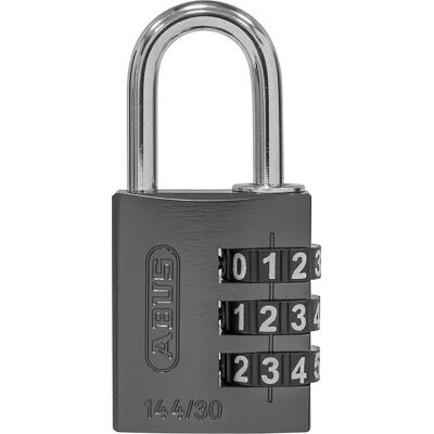 Abus Aluminum Zahlenkombinationsschloss - 144/30 - 6 Stk. Abus Aluminum Zahlenkombinationsschloss - 144/30 - 6 Stk.