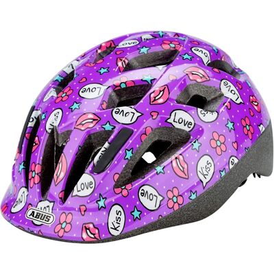 Casque Vélo Enfant ABUS Smooty 2.0 - Violet Kisses, Taille S Casque Vélo Enfant ABUS Smooty 2.0 - Violet Kisses, Taille S
