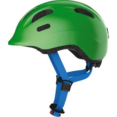 Abus Smiley 2.1 Børnecykelhjelm - Glitrende Grøn - 50-55cm - Cykelhjelm børn Abus Smiley 2.1 Børnecykelhjelm - Glitrende Grøn - 50-55cm - Cykelhjelm børn