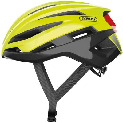 ABUS StormChaser - Casco de carretera ligero, amarillo neón, ajuste ajustable - Casco de bicicleta ABUS StormChaser - Casco de carretera ligero, amarillo neón, ajuste ajustable - Casco de bicicleta