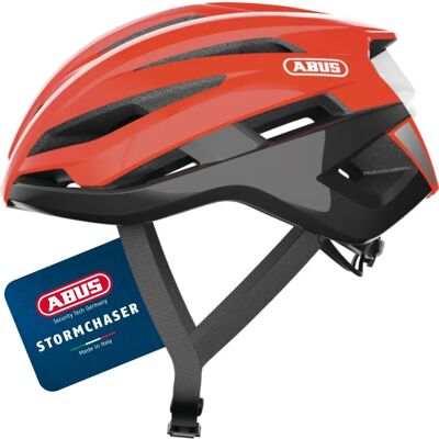 ABUS StormChaser Hjelm - Rækkerorange - 54-58cm - Cykelhjelm ABUS StormChaser Hjelm - Rækkerorange - 54-58cm - Cykelhjelm