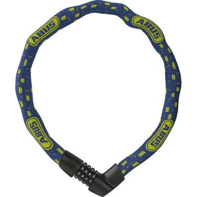 Zamek rowerowy ABUS Tresor 1385 - Stal, 75cm, Niebieski & Neon Żółty Zamek rowerowy ABUS Tresor 1385 - Stal, 75cm, Niebieski & Neon Żółty