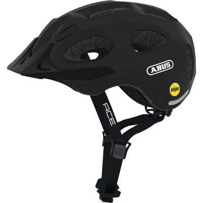 Abus Youn-I Ace MIPS Schwarze Samt Velours Fahrradhelm Abus Youn-I Ace MIPS Schwarze Samt Velours Fahrradhelm