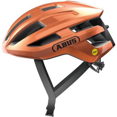 ABUS PowerDome MIPS Landevejscykelhjelm - Orange / Large - 57cm 61cm ABUS PowerDome MIPS Landevejscykelhjelm - Orange / Large - 57cm 61cm
