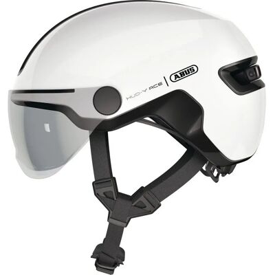 Kask ABUS HUD-Y ACE Biały Styl Miejski - Kask Kask ABUS HUD-Y ACE Biały Styl Miejski - Kask