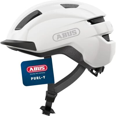 ABUS PURL-Y Weiß Stadtfahrradhelm - Helm ABUS PURL-Y Weiß Stadtfahrradhelm - Helm