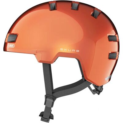 Kask rowerowy ABUS SKURB - Pomarańczowy - Miejski styl - M Kask rowerowy ABUS SKURB - Pomarańczowy - Miejski styl - M