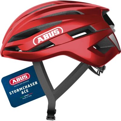 Kask rowerowy ABUS StormChaser ACE - Czerwony, Model M, Absorbujący wstrząsy, Dorosły Kask rowerowy ABUS StormChaser ACE - Czerwony, Model M, Absorbujący wstrząsy, Dorosły