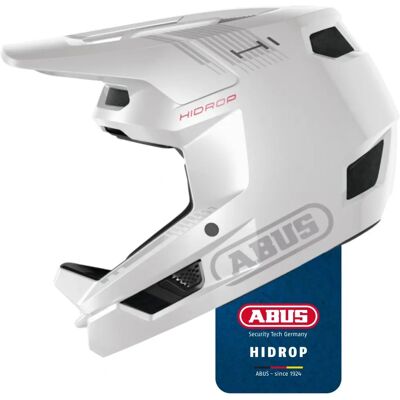 ABUS HIDROP Helm - Impactabsorberend, Wit, XL - Downhill MTB-helm ABUS HIDROP Helm - Impactabsorberend, Wit, XL - Downhill MTB-helm