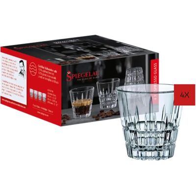 Set med 4 espressoglas Spiegelau - Transparent Set med 4 espressoglas Spiegelau - Transparent