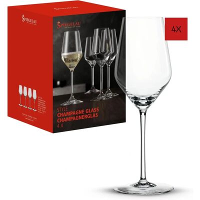 Spiegelau Style Champagneglass 31cl - 4-pakning Spiegelau Style Champagneglass 31cl - 4-pakning