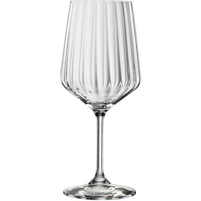 Luigi Bormioli 630ML Rotweinglas - Relieflinien-Design Luigi Bormioli 630ML Rotweinglas - Relieflinien-Design