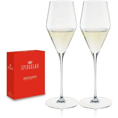 Spiegelau Definition Champagne Glass - 2 pcs, 250ml, Clear Spiegelau Definition Champagne Glass - 2 pcs, 250ml, Clear