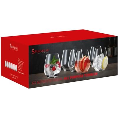 Spiegelau - Rødvinsglas Authentis Casual 46cl 6-pack - Transparent Spiegelau - Rødvinsglas Authentis Casual 46cl 6-pack - Transparent