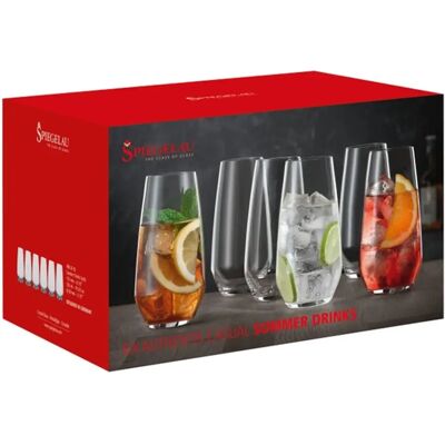 Sett med 6 Spiegelau Authentis Longdrink Glass 55cl Sett med 6 Spiegelau Authentis Longdrink Glass 55cl