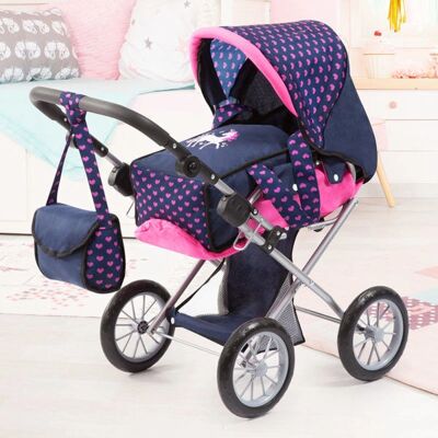Bayer Design City Star Puppenwagen - Pink, Marineblau - Kinder Puppenwagen Bayer Design City Star Puppenwagen - Pink, Marineblau - Kinder Puppenwagen