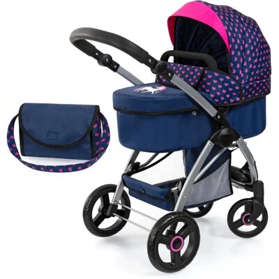 BAYER City Max Poppenwagen - Kinderpoppenwagen blauw BAYER City Max Poppenwagen - Kinderpoppenwagen blauw