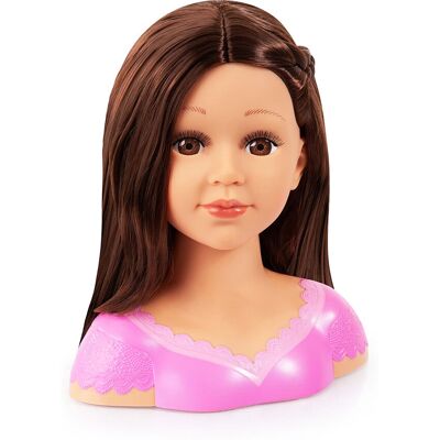 Bayer Design Charlene Super Model Styling Head - brune Bayer Design Charlene Super Model Styling Head - brune