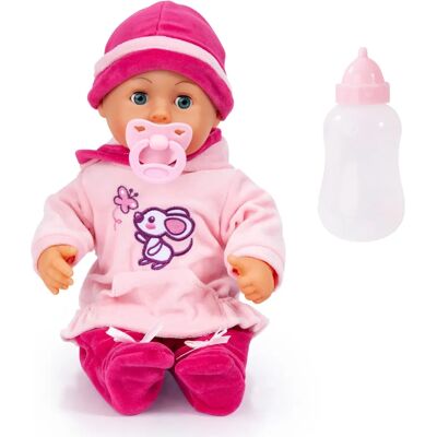BAYER Mots Premiers Bébé 38cm Poupée Rose Douce - Poupée Bébé BAYER Mots Premiers Bébé 38cm Poupée Rose Douce - Poupée Bébé