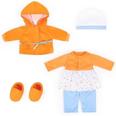 Abbigliamento per Bambole BAYER 38-42 cm - Set con Vestito, Pantaloni, Giacca, Scarpe & Cappello - Abbigliamento per Bambole Abbigliamento per Bambole BAYER 38-42 cm - Set con Vestito, Pantaloni, Giacca, Scarpe & Cappello - Abbigliamento per Bambole