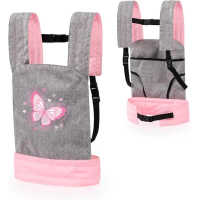 Bayer Doll Carrier Szürke és Rózsaszín - Doll Carrier Bayer Doll Carrier Szürke és Rózsaszín - Doll Carrier
