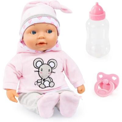 Lalka Bayer 38cm - Różowa, Interaktywna, Model 93844AA Lalka Bayer 38cm - Różowa, Interaktywna, Model 93844AA