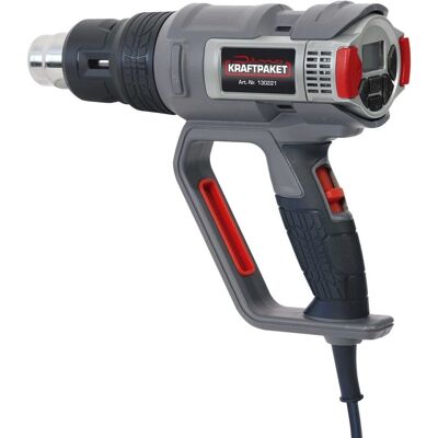 Dino PROFI Heißluftpistole - 50-650°C, 2000W, 5-stufige Luftregulierung Dino PROFI Heißluftpistole - 50-650°C, 2000W, 5-stufige Luftregulierung