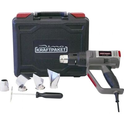 DINO KRAFTPAKET - 130221 Pistolet à Chaleur - Professionnel 2000W, 50-650°C - Publicité DINO KRAFTPAKET - 130221 Pistolet à Chaleur - Professionnel 2000W, 50-650°C - Publicité