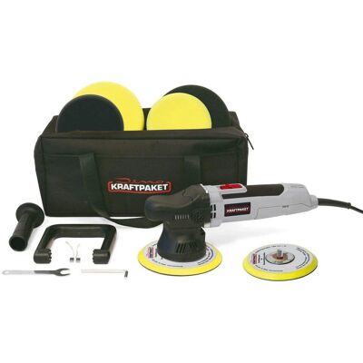 Dino KRAFTPAKET Lucidatrice eccentrica - 650W, 1600-6400 RPM, 125/150mm Dino KRAFTPAKET Lucidatrice eccentrica - 650W, 1600-6400 RPM, 125/150mm
