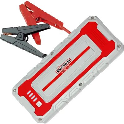 Dino KRAFTPAKET Starthilfe - 1500A, 62.9Wh, USB & SOS-Lampe Dino KRAFTPAKET Starthilfe - 1500A, 62.9Wh, USB & SOS-Lampe
