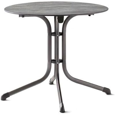 Sieger Modell Klapptisch - Rund - 85x85 cm - Grau - Klappbar Sieger Modell Klapptisch - Rund - 85x85 cm - Grau - Klappbar