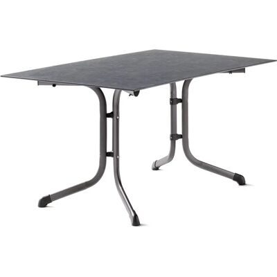 Sieger Table pliante - 140x90 cm, Acier, Polytec - Table pliante - Publicité Sieger Table pliante - 140x90 cm, Acier, Polytec - Table pliante - Publicité