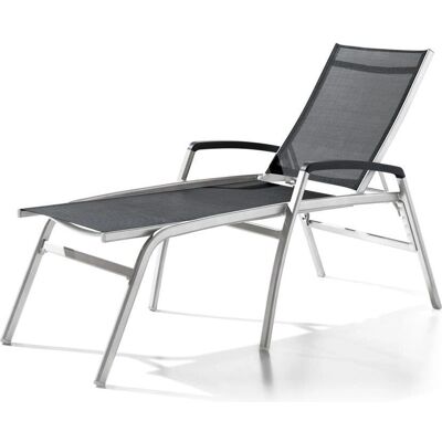 Sieger - Bodega Komfort-Stapelrollliege Aluminium - 194 cm - Liegestuhl Sieger - Bodega Komfort-Stapelrollliege Aluminium - 194 cm - Liegestuhl