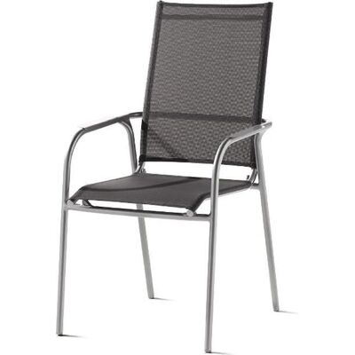 Sieger Sirio Aluminium Textilene Stacking Chair Sieger Sirio Aluminium Textilene Stacking Chair