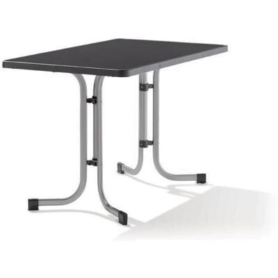 SIEGER Tische Gartentisch - 70x72x115cm, Grau, Klapptisch SIEGER Tische Gartentisch - 70x72x115cm, Grau, Klapptisch